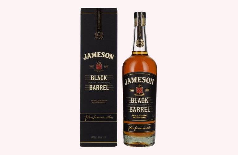 Jameson BLACK BARREL Triple Distilled Irish Whiskey 40% Vol. 0,7l in Giftbox