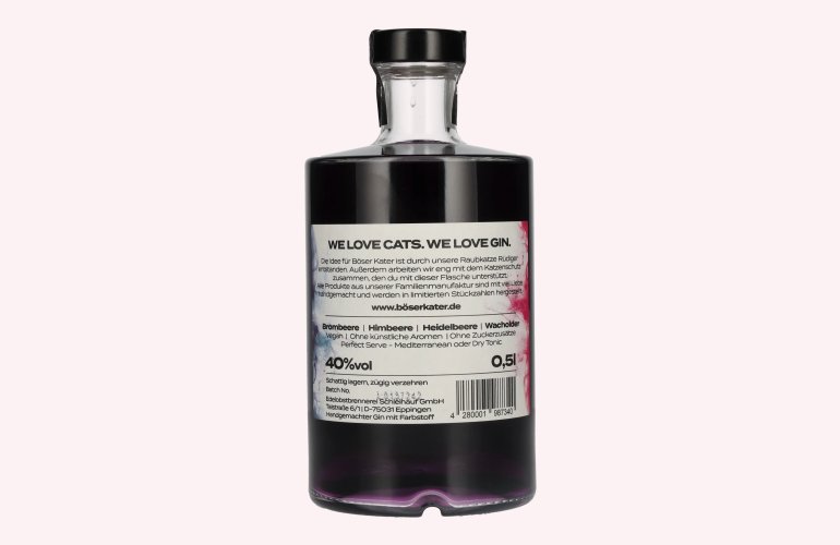 BÖSER KATER Magic Berry Gin 40% Vol. 0,5l