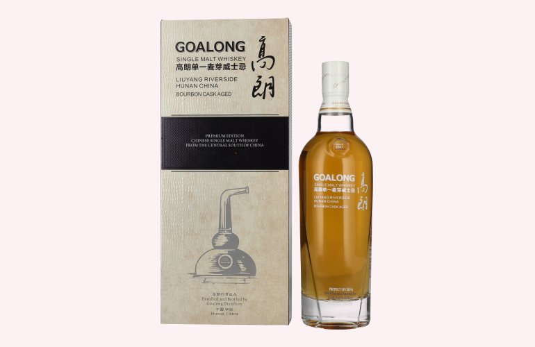 GOALONG Single Malt BOURBON CASK Chinese Whisky 40% Vol. 0,7l in Geschenkbox