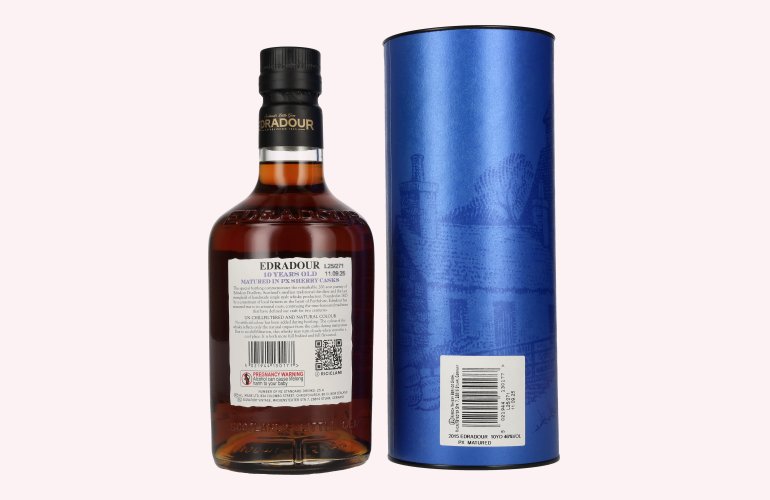 Edradour 10 Years Old Small Batch 200th Anniversary PX Sherry Cask 46% Vol. 0,7l en boîte cadeau