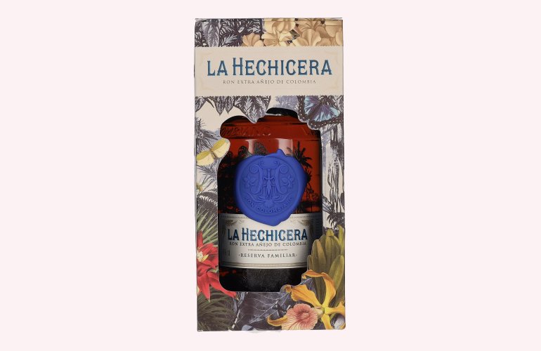 La Hechicera Ron Extra Añejo de Colombia RESERVA FAMILIAR 40% Vol. 0,7l in Geschenkbox