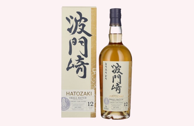 Hatozaki 12 Years Old PURE MALT SMALL BATCH Japanese Whisky 46% Vol. 0,7l in Geschenkbox