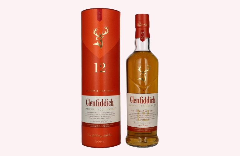 Glenfiddich 12 Years Old Triple Oak Single Malt 40% Vol. 0,7l in Geschenkbox