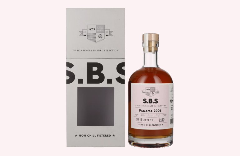 1423 S.B.S PANAMA Single Barrel Selection 2006 55% Vol. 0,7l in Giftbox