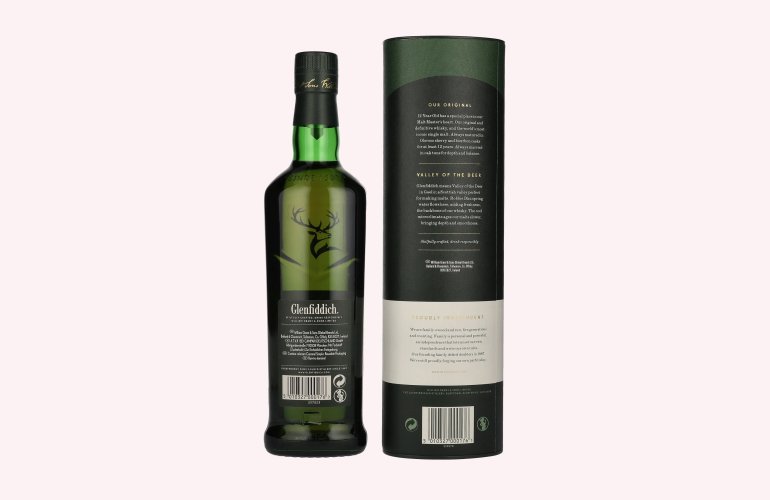 Glenfiddich OUR ORIGINAL TWELVE 12 Years Old Single Malt Scotch Whisky 40% Vol. 0,7l in Giftbox