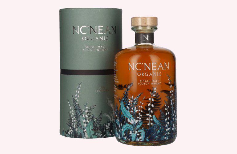 NC'NEAN ORGANIC Cask Strength Single Malt Scotch Whisky Batch MN21 59% Vol. 0,7l en boîte cadeau