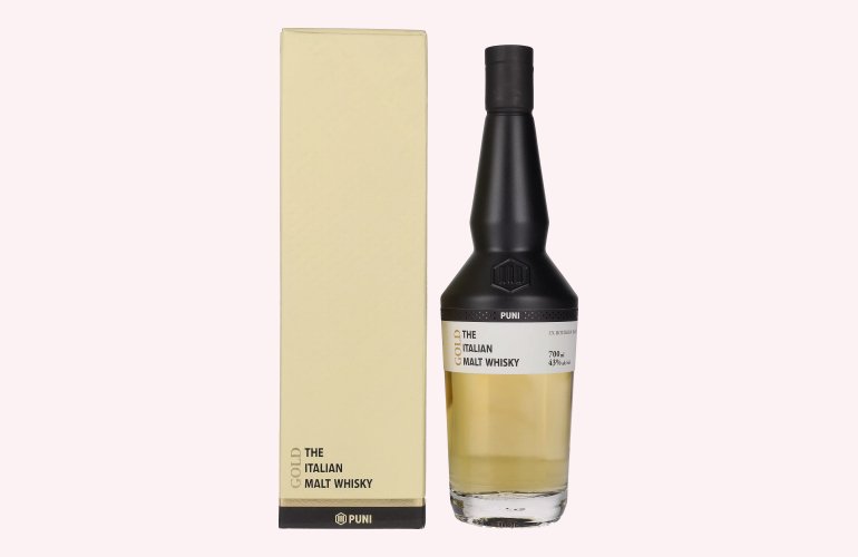 Puni GOLD The Italian Malt Whisky 43% Vol. 0,7l in Giftbox