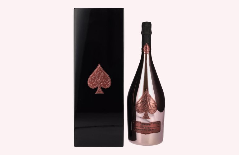 Armand de Brignac Champagne Rosé Brut 12,5% Vol. 1,5l in Holzkiste