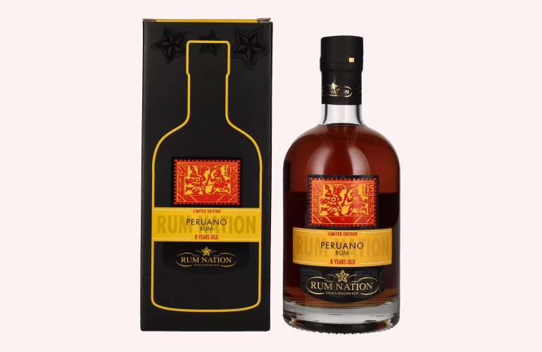 Rum Nation Peruano 8 Years Old Rum Limited Edition 42% Vol. 0,7l in Giftbox