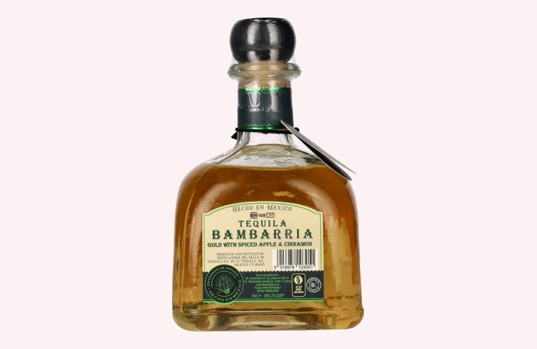 Bambarria Tequila Gold SPICED APPLE & CINNAMON 35% Vol. 0,7l