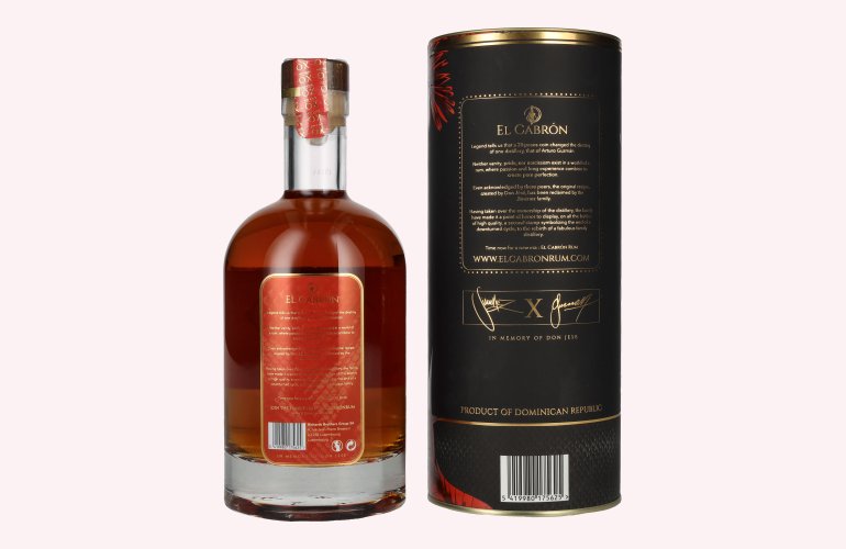 El Cabrón XO Extra Old Spiced Rum 43% Vol. 0,7l in geschenkverpakking