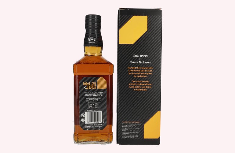 Jack Daniel's McLaren Formula 1 Team Edition 2023 40% Vol. 0,7l in geschenkverpakking