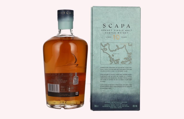 Scapa Orkney 10 Years Old Single Malt Scotch Whisky 48% Vol. 0,7l in Geschenkbox