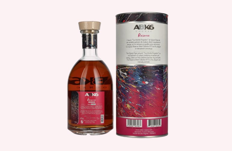 ABK6 Reserve Cognac Artist Collection N°3 Limited Edition 40% Vol. 0,7l in Geschenkbox