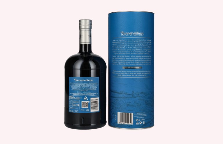 Bunnahabhain AN CLADACH Islay Single Malt Scotch Whisky Limited Edition Release 50% Vol. 1l en boîte cadeau