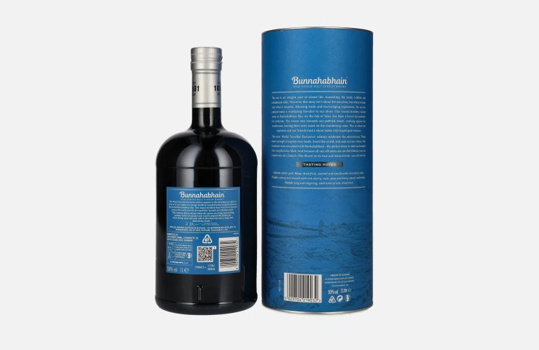 Bunnahabhain AN CLADACH Islay Single Malt Scotch Whisky Limited Edition Release 50% Vol. 1l en boîte cadeau