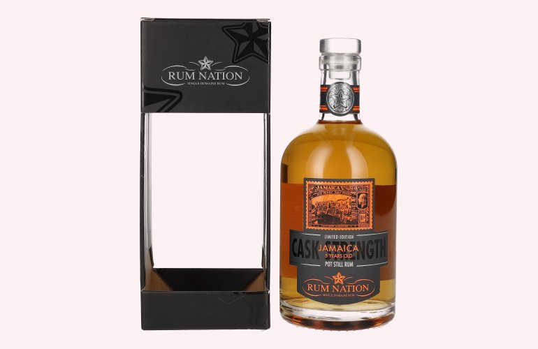 Rum Nation Jamaica 5 Years Old Pot Still Rum Cask Strength Oloroso Cask 2017/2023 57,8% Vol. 0,7l in Geschenkbox