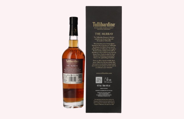 Tullibardine THE MURRAY The Marquess Collection Châteauneuf-du-Pape Finish 2008 46% Vol. 0,7l in Geschenkbox