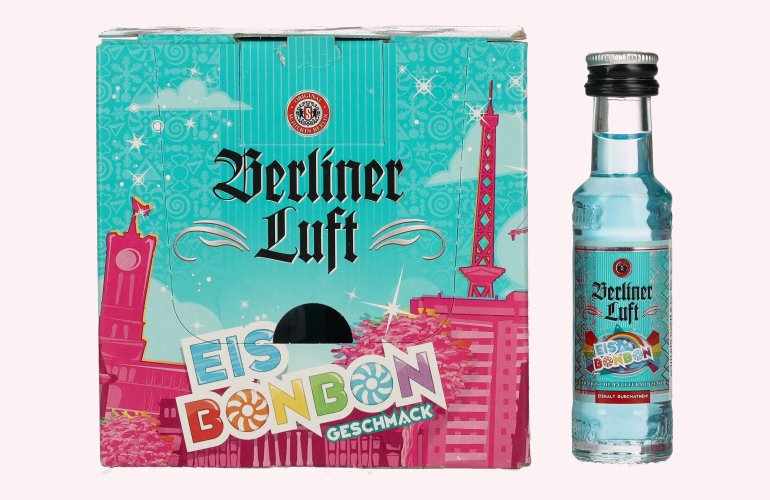 Berliner Luft EISBONBON Der Frische Pfefferminzlikör 18% Vol. 24x0,02l