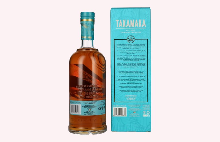 Takamaka PTI LAKAZ Rum Batch 3 45,1% Vol. 0,7l in geschenkverpakking