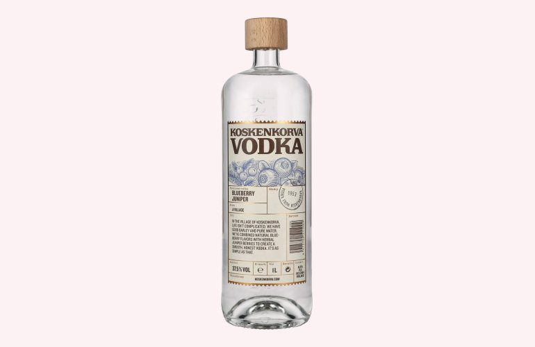 Koskenkorva Vodka BLUEBERRY JUNIPER Flavoured 37,5% Vol. 1l