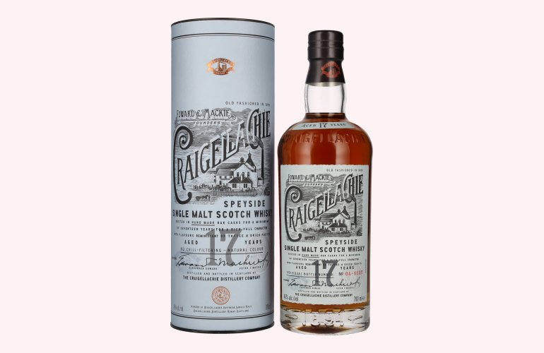 Craigellachie 17 Years Old Speyside Single Malt 46% Vol. 0,7l in Geschenkbox