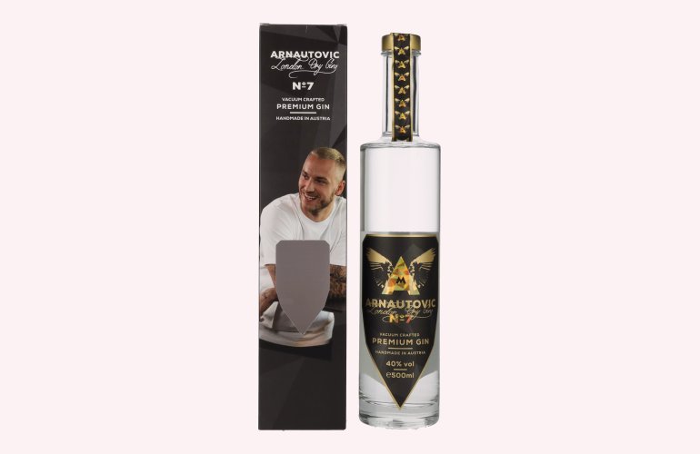 Arnautovic London Dry Gin Premium Gin No. 7 40% Vol. 0,5l in Geschenkbox