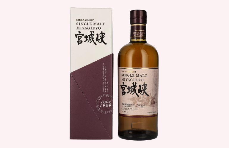 Nikka Miyagikyo Single Malt Whisky 45% Vol. 0,7l in Giftbox