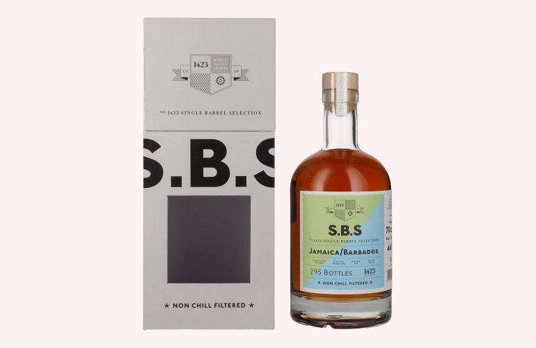 1423 S.B.S JAMAICA / BARBADOS 46% Vol. 0,7l in Geschenkbox