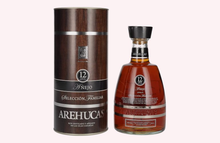 Ron Arehucas 12 Años Añejo Selección Familiar 40% Vol. 0,7l in Geschenkbox