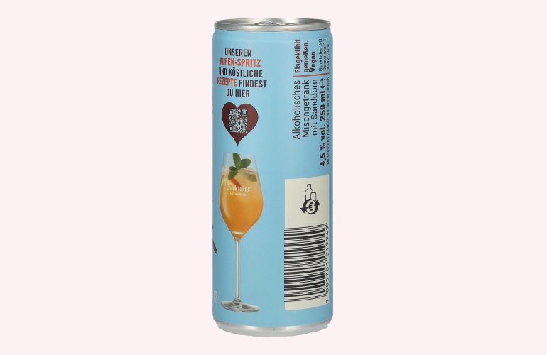 Gurktaler Alpen-Spritz Aperitif 4,5% Vol. 0,25l Dose Pfand