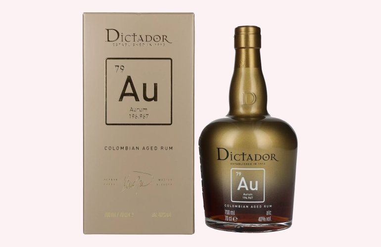 Dictador AURUM Colombian Aged Rum 40% Vol. 0,7l in Geschenkbox