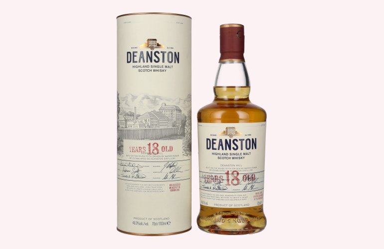 Deanston 18 Years Old Highland Single Malt 46,3% Vol. 0,7l in Giftbox