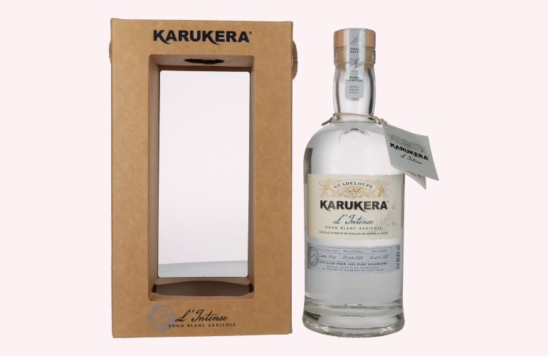 Karukera L'Intense Rhum Blanc Agricole 63,8% Vol. 0,7l in Giftbox