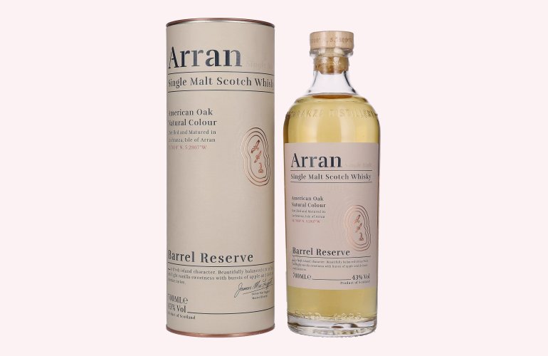 Arran Single Malt American Oak BARREL RESERVE 43% Vol. 0,7l in Giftbox