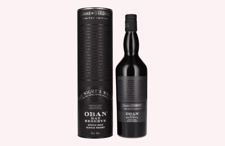 Oban Bay Reserve GAME OF THRONES The Night's Watch 43% Vol. 0,7l in Giftbox