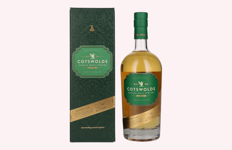 Cotswolds PEATED CASK Single Malt Whisky 59,6% Vol. 0,7l in Geschenkbox