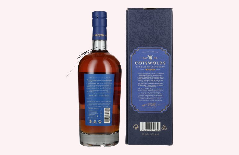 Cotswolds FOUNDER'S CHOICE Single Malt Whisky 59,1% Vol. 0,7l in geschenkverpakking