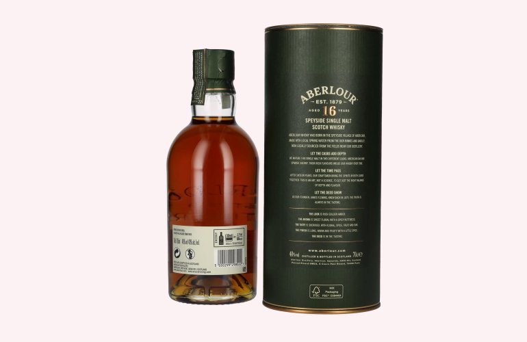 Aberlour 16 Years Old DOUBLE CASK MATURED 40% Vol. 0,7l in Geschenkbox