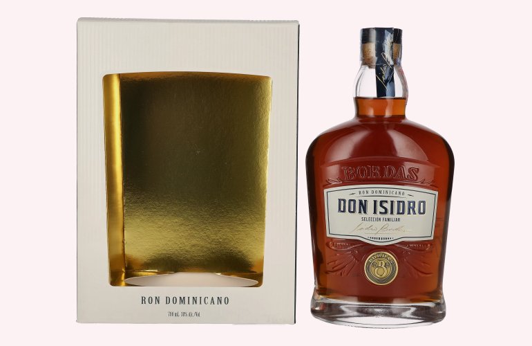 Don Isidro Selección Familiar Ron Dominicano 38% Vol. 0,7l in Geschenkbox