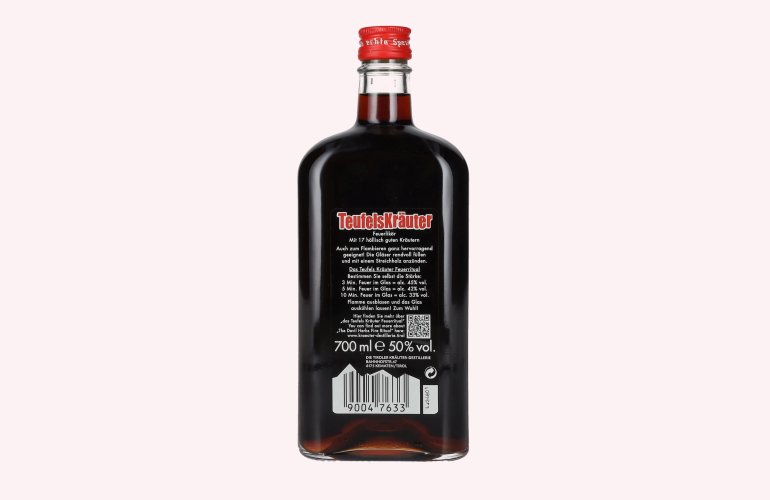 Baumann Teufelskräuter Feuerlikör 50% Vol. 0,7l