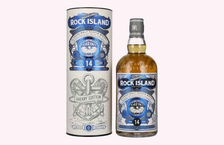 Douglas Laing ROCK ISLAND 14 Years Old Sherry Edition 46,8% Vol. 0,7l in Giftbox