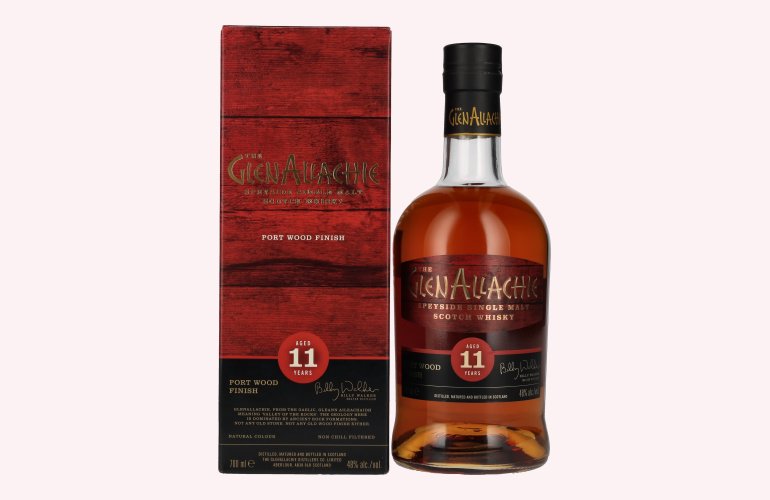 The GlenAllachie 11 Years Old PORT WOOD FINISH 48% Vol. 0,7l in Geschenkbox