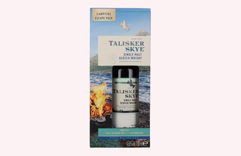 Talisker SKYE Campfire Escape Pack 45,8% Vol. 0,7l in Geschenkbox mit Talisker Mug