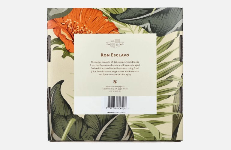 Ron Esclavo XO Ron Dominicana 42% Vol. 0,7l en boîte cadeau avec 2 Verres