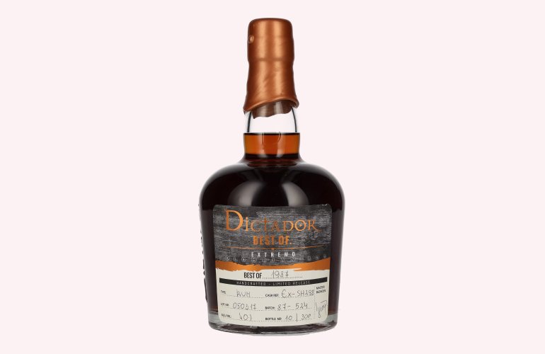 Dictador BEST OF 1987 EXTREMO Rum 30YO/050317/EX-SH298 40% Vol. 0,7l