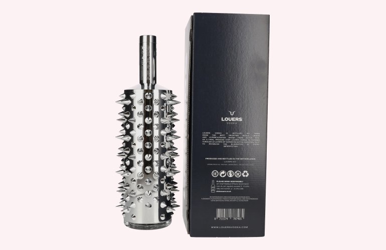 Louers Vodka 40% Vol. 1l in Geschenkbox mit LED Lichtsticker