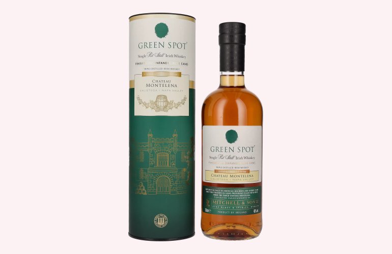 Green Spot CHATEAU MONTELENA Single Pot Still Irish Whiskey 46% Vol. 0,7l in Geschenkbox