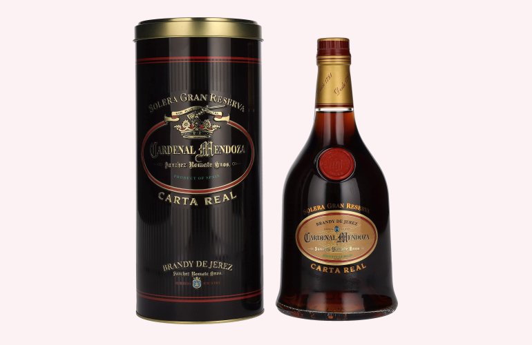 Cardenal Mendoza Carta Real Brandy de Jerez 40% Vol. 0,7l in Tinbox