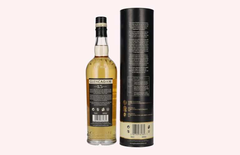 Glencadam 15 Years Old Highland Single Malt Scotch Whisky 46% Vol. 0,7l in Geschenkbox